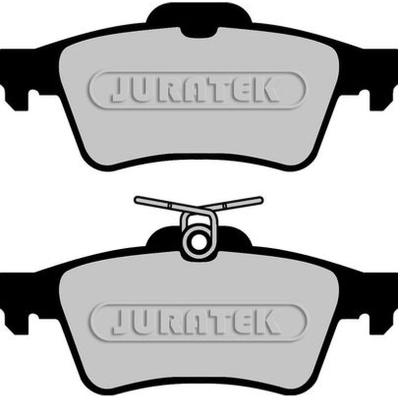 Juratek Rear Brake Solid Discs & Pads fits Ford Focus III 2015-2018 2.3