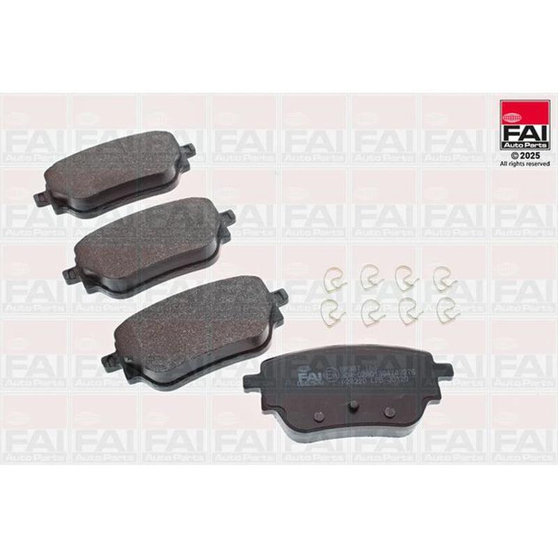 FAI Rear Brake Pad Set fits Mercedes-Benz A-Class 2018-2020