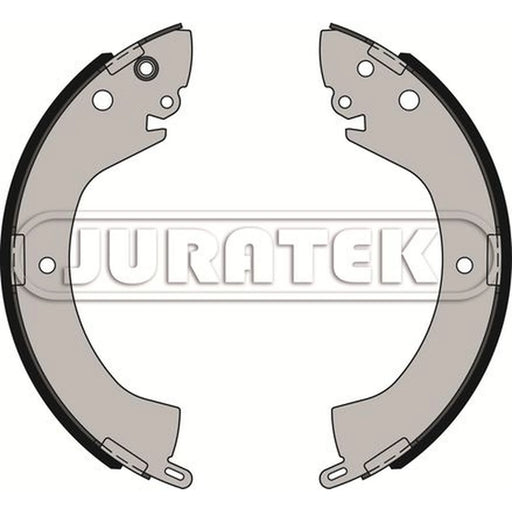 Juratek Brake Shoe Set Axle Kit Rear fits Mitsubishi L200 1986-2007