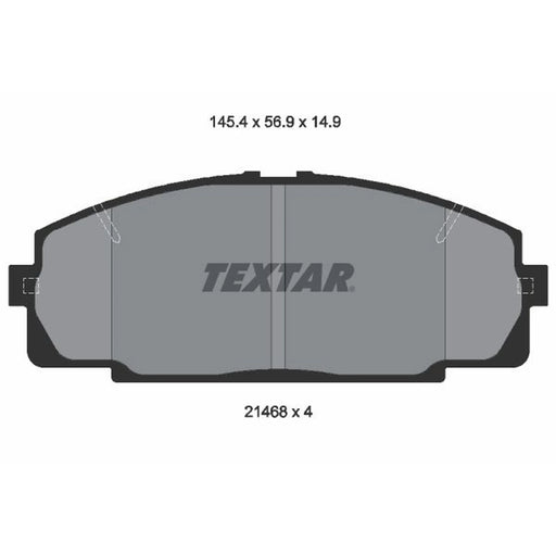 Textar Front Brake Pad Set 2146801