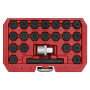 Sealey Locking Wheel Nut Key Set 22pc VAG SX220 Sealey - Dynamic Drive