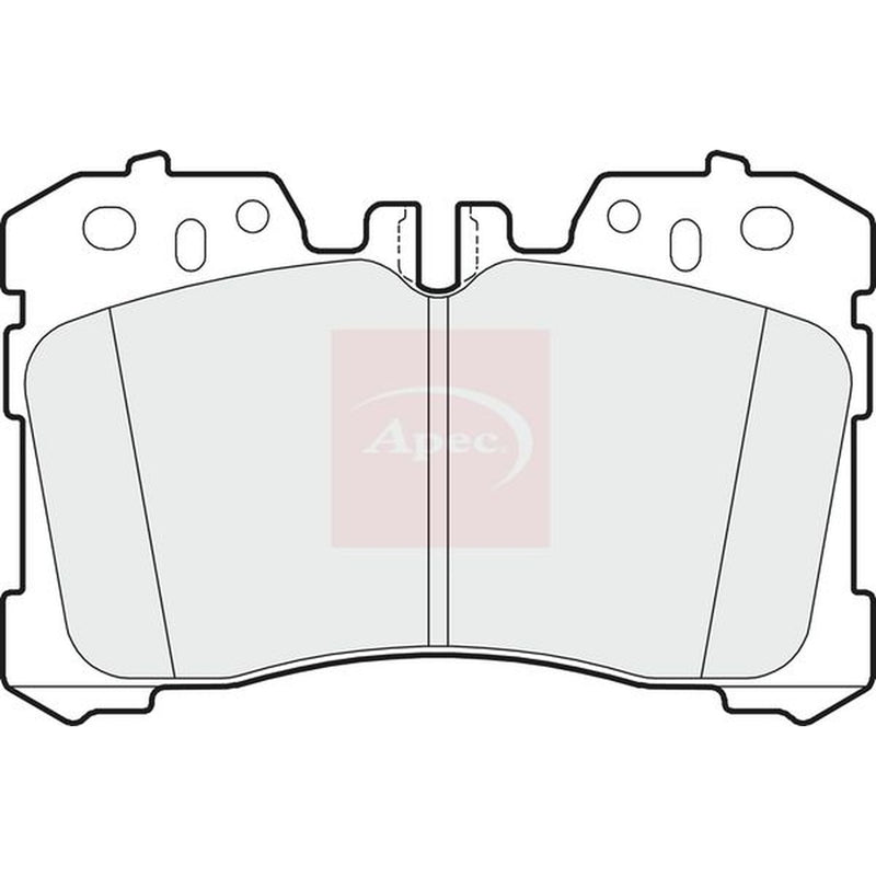 Apec Front Brake Pad Set fits Lexus Ls 2006-2007