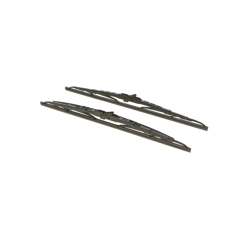 Bosch Front & Rear Super Plus Wiper Blade Set fits Renault Clio I 1996-1998 1.9