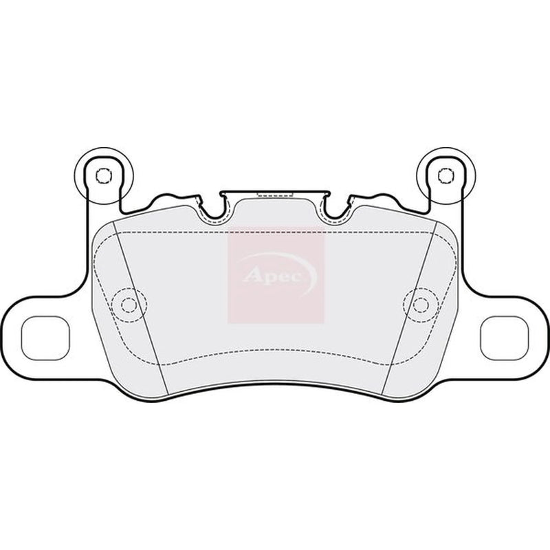 Apec Rear Brake Pad Set PAD2128