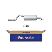 Hella End Silencer Rear fits Renault Thalia I 2000-2009 1.4