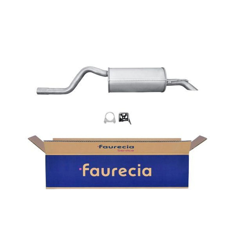 Hella End Silencer Rear fits Renault Thalia I 2000-2009 1.4