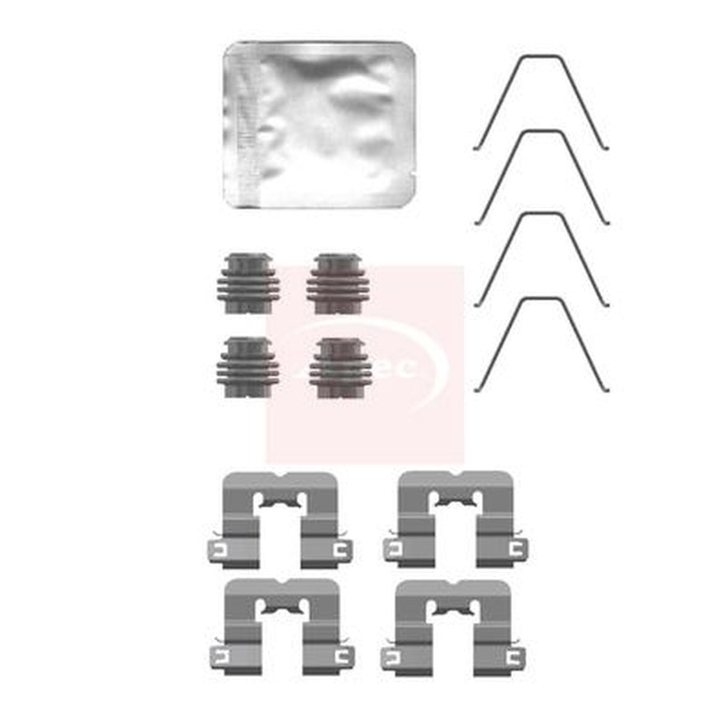 Apec Brake Pad Accessory Fitting Kit Rear fits Hyundai I30 2016-2020