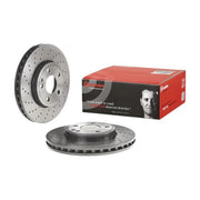 Brembo 2 x Perforated/Vented Front Brake Discs 09.B436.51-x2