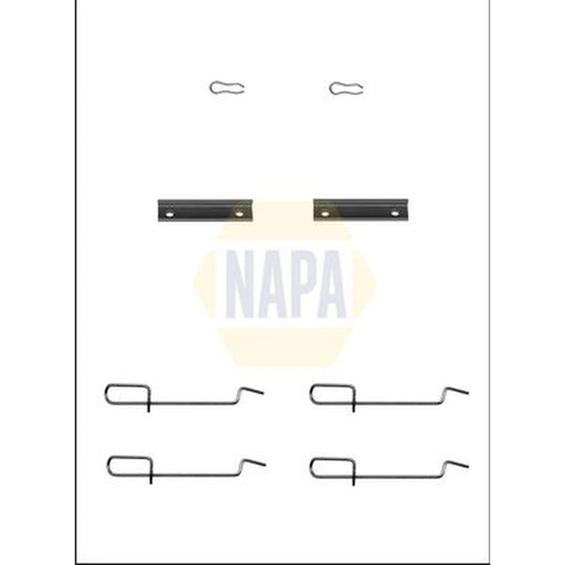 NAPA Brake Pad Accessory Fitting Kit Rear fits Citroën Saxo 1996-2004 1.6