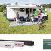 Fiamma F45 S Winch Awning Wind Out 300 Polar White Case Evergreen Fabric Fiamma  - Dynamic Drive