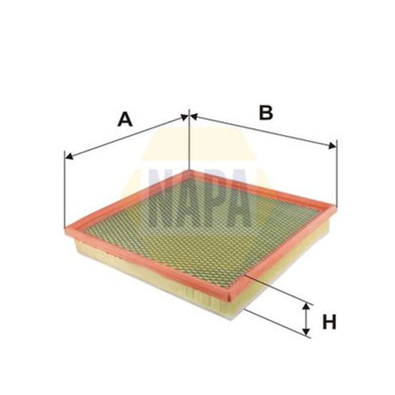 NAPA Engine Air Filter fits Chevrolet Cruze 2009 on 1.6 1.8
