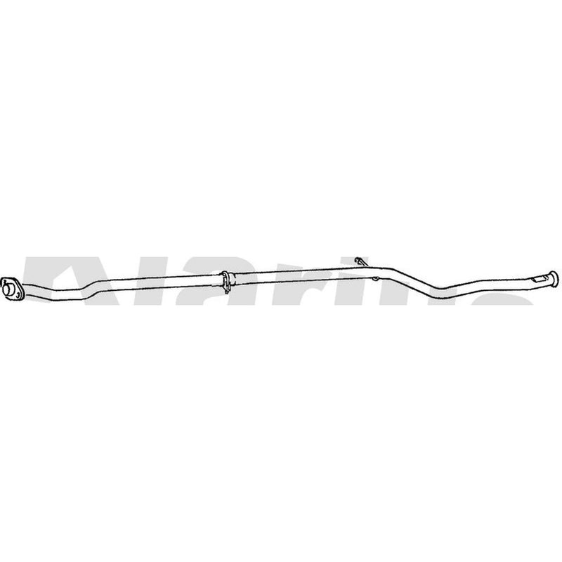 Klarius Exhaust Pipe OD fits Citroën Saxo 1996-2003 1.1 1.4