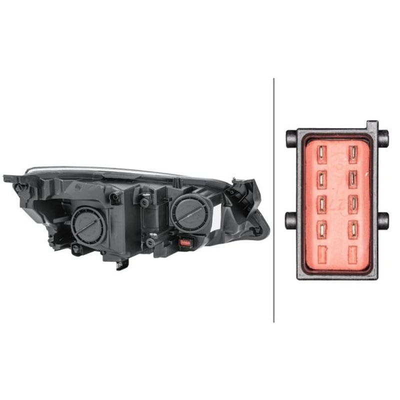 Hella Headlight Headlamp LED Left fits Opel Astra J 2009-2018