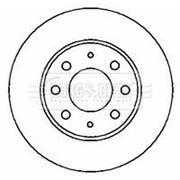 Borg & Beck Front & Rear Brake Discs & Pads fits Mitsubishi Lancer VII 2003-2013
