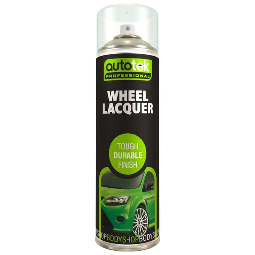 Autotek Wheel Lacquer Clear Paint Spray 500ml Laquer Bodyshop Repair - image 1