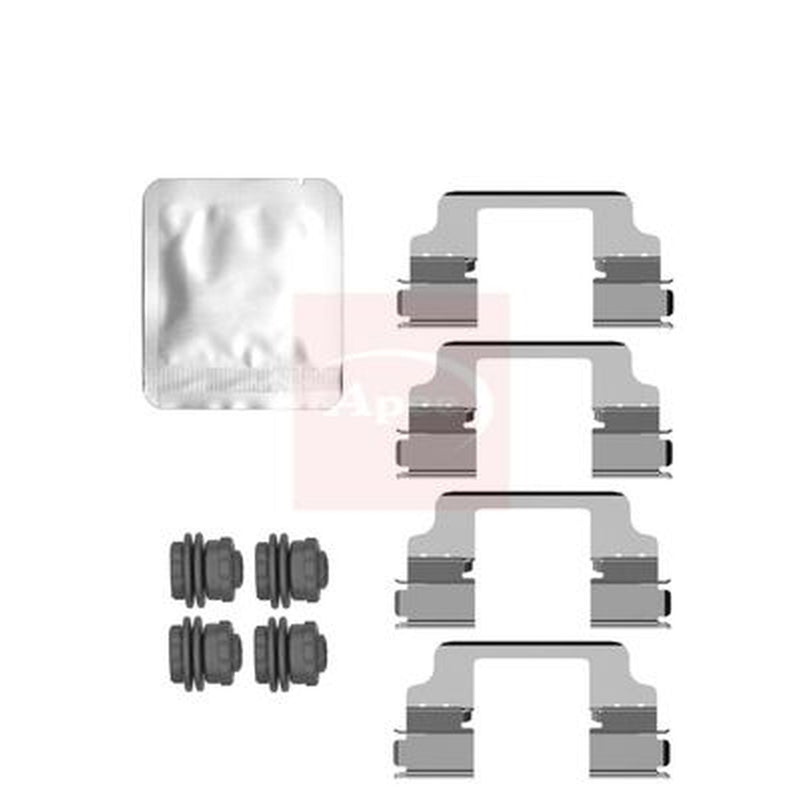 Apec Brake Pad Accessory Fitting Kit Rear fits BMW 7 2016-2022