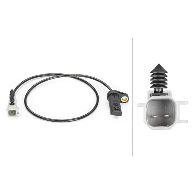 Hella ABS Wheel Speed Sensor Rear fits Jeep Commander 2005-2010 3.0 3.7 4.7 5.7