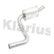 Klarius Box With Centre Pipe Centre fits Ford Fiesta V 2005-2008