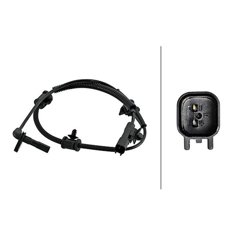Hella ABS Wheel Speed Sensor Front fits Chevrolet Malibu 2012 on 2.0 2.4