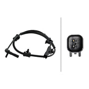 Hella ABS Wheel Speed Sensor Front 6PU 230 048-161