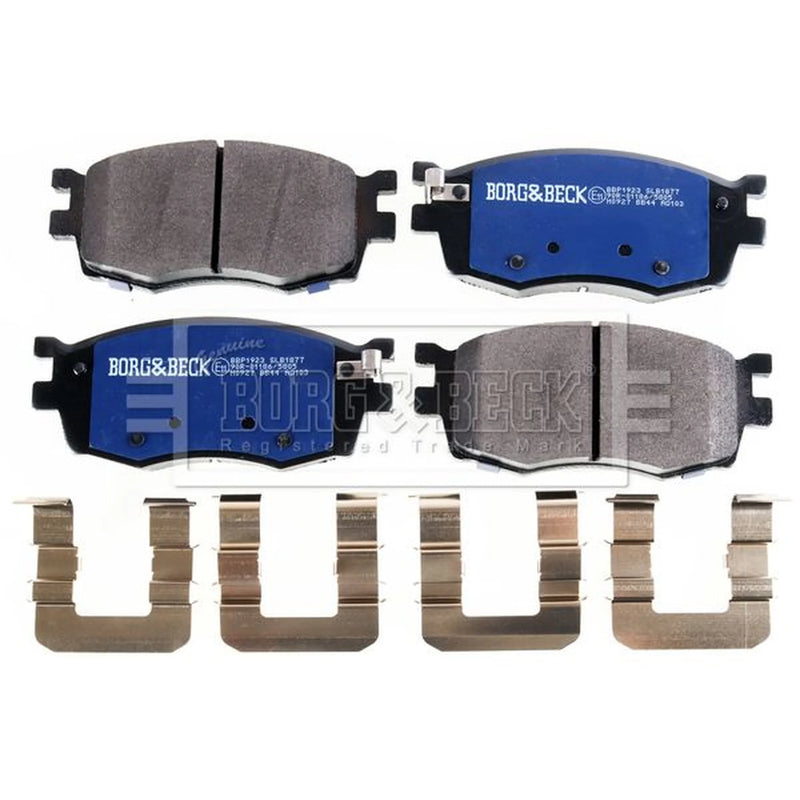 Borg & Beck Front & Rear Brake Discs & Pads fits Hyundai I20 I 2008-2015