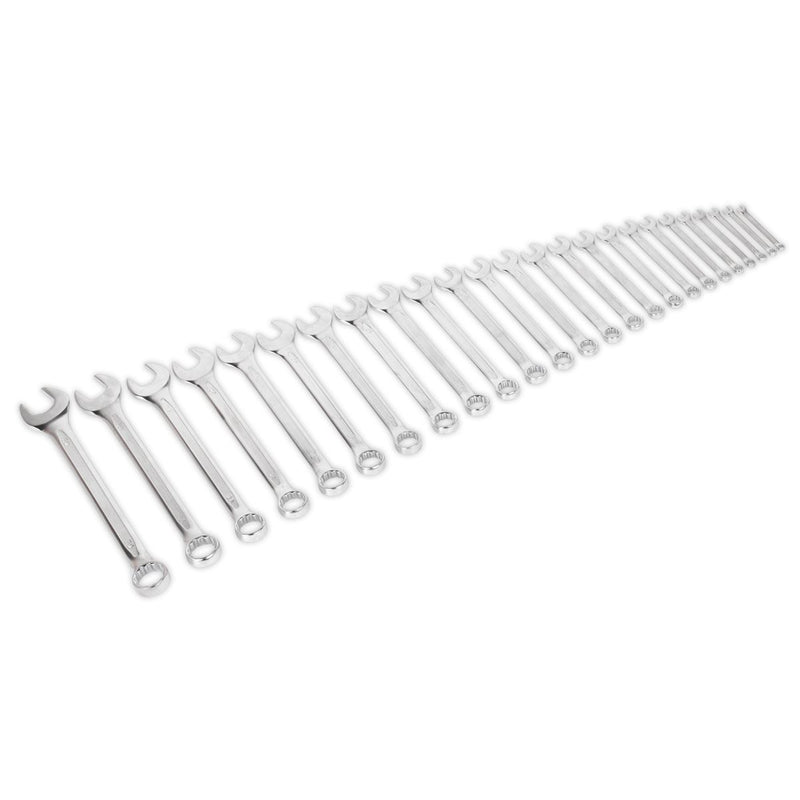 Sealey Combination Spanner Set 25pc Metric AK63253 Sealey - Dynamic Drive