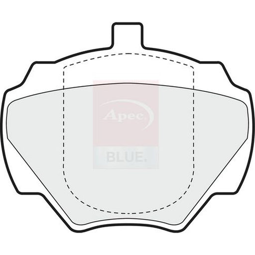 Apec Rear Brake Pad Set fits Land Rover Defender 1990-2016 2.5 3.5 3.9
