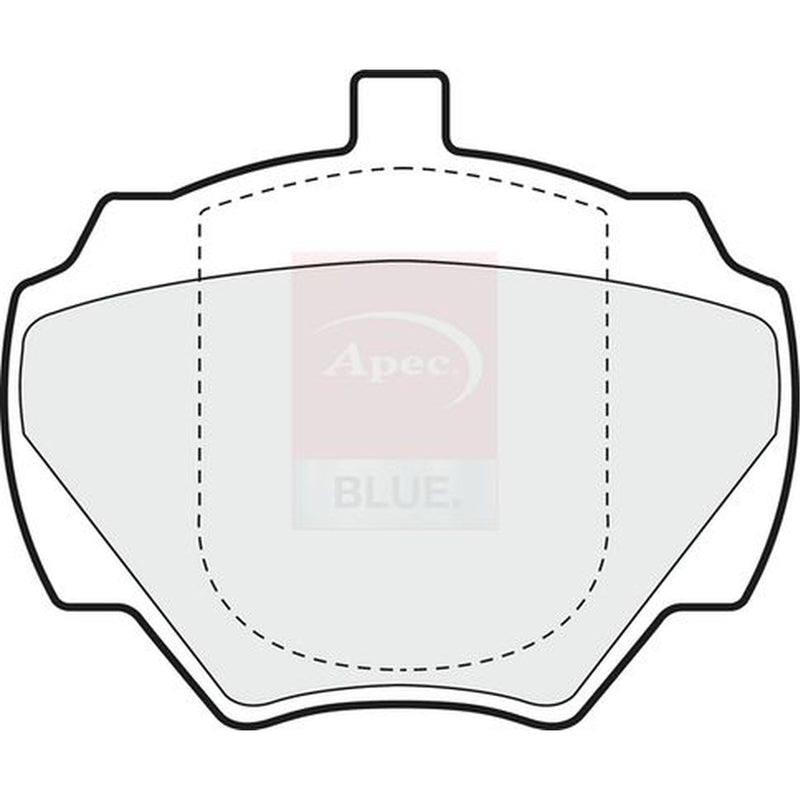 Apec Rear Brake Pad Set fits Land Rover Defender 1990-2016 2.5 3.5 3.9