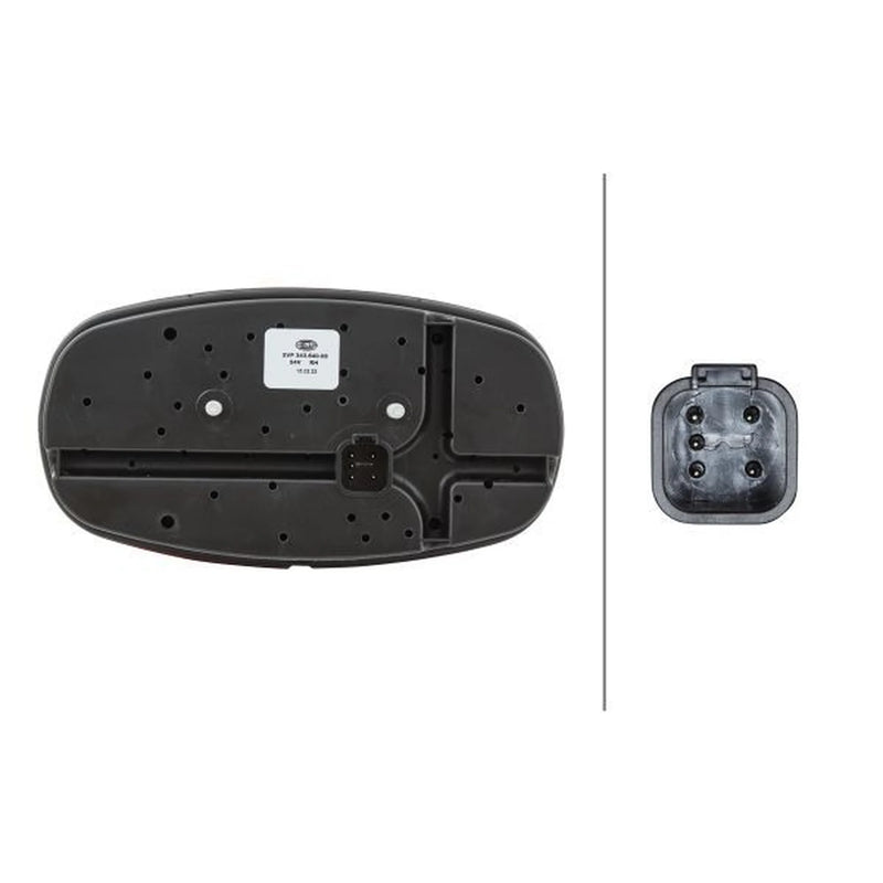 Hella Tail Light / Lamp R10W Right