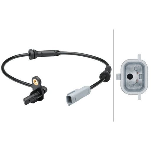 Hella ABS Wheel Speed Sensor Rear fits Dacia Logan II 2012-2013 1.2 1.5 1.6