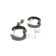 Bosch Brake Shoe Set Axle Kit fits Chevrolet Spark 2010 on 1.0 1.2