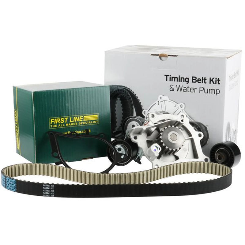 First Line Timing Belt & Water Pump Kit fits Citroën C-Crosser 2007-2012 2.2