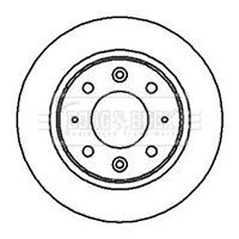Borg & Beck Front & Rear Brake Discs & Pads fits Kia Clarus 1996-2001 1.8 2.0