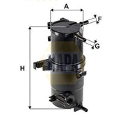 NAPA Fuel Filter Element fits VW Amarok 2010-2022 2.0