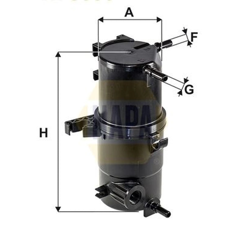 NAPA Fuel Filter Element fits VW Amarok 2010-2022 2.0