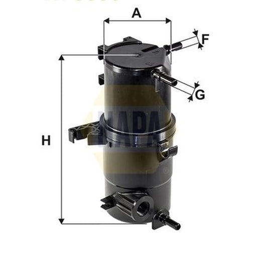 NAPA Fuel Filter Element fits VW Amarok 2010-2022 2.0