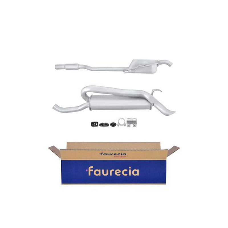 Hella End Silencer Rear fits Fiat Brava 1995-2002 1.6