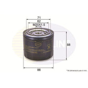 Comline Engine Oil Filter EOF071