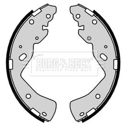 Borg & Beck Brake Shoe Set Axle Kit BBS6453