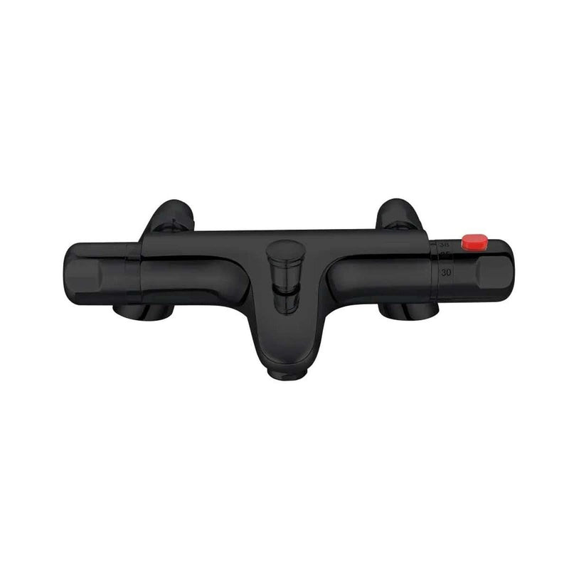 Thermostatic Bath Filler Shower Valve Black AG - UK Camping And Leisure