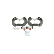 Bosch Brake Shoe Set Axle Kit fits Ford Fiesta VII 2017-2020 1.0 1.1 1.5