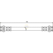 NAPA Brake Hydraulic Hose Line outer NBH1251