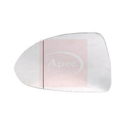 Apec Exterior Wing Mirror Glass Right fits Opel Corsa D 2006-2014