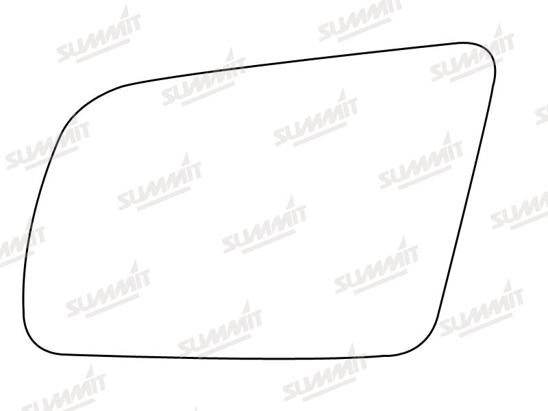 Summit Stick-On Anti Dazzle Mirror Glass fits Vauxhall Cavalier LHS Summit - Bars 4 Cars