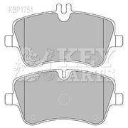 Key Parts 4 x Front Brake Pad Set fits Mercedes-Benz C-Class 2000-2008