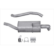 Hella End Silencer Rear fits Renault Grand Scénic III 2009-2016 1.5