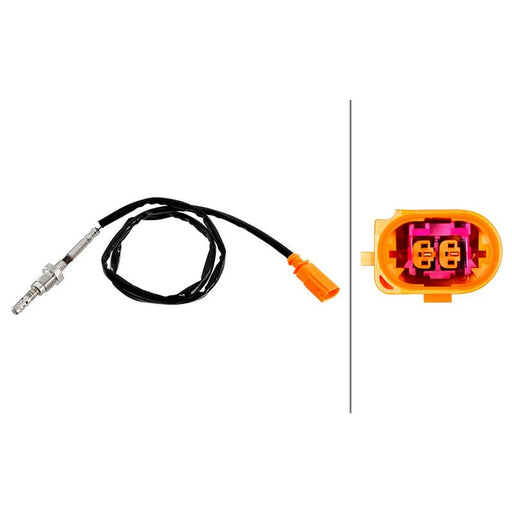 Hella Exhaust Gas Temperature Sensor after soot particul fits Audi A4 Allroad B8