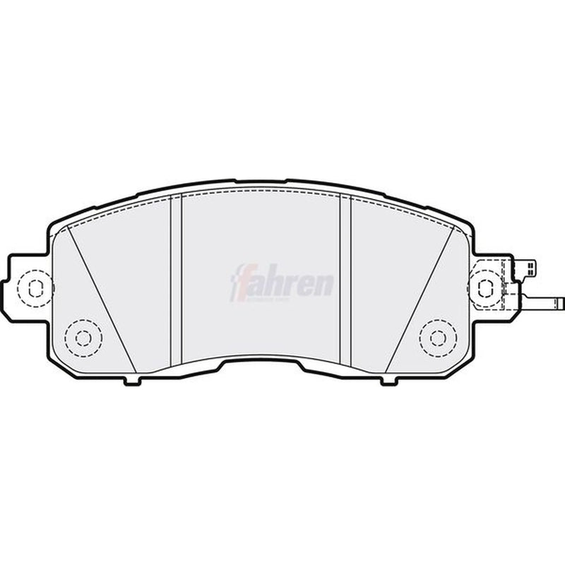 Fahren Front Brake Pad Set FBP3851