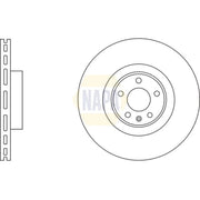 NAPA 2 x Vented Brake Discs fits Audi A6 Allroad C7 2012-2018 3.0