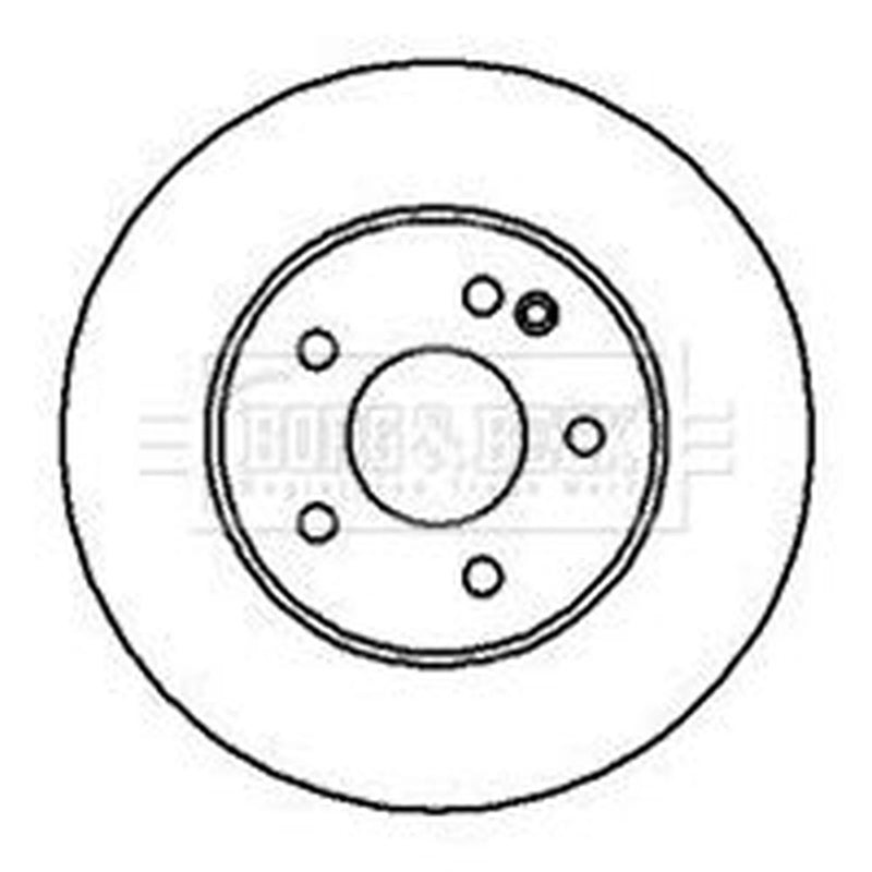 Borg & Beck Front & Rear Brake Discs & Pads fits Mercedes-Benz A-Class 1997-2004